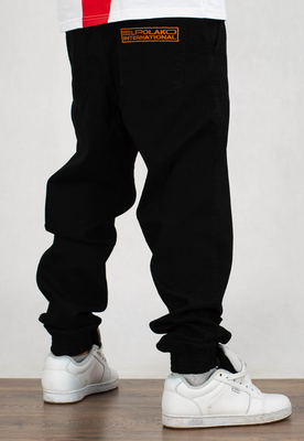 Spodnie El Polako Joggery Slim Jeans International czarne