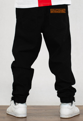 Spodnie El Polako Joggery Slim Jeans International czarne