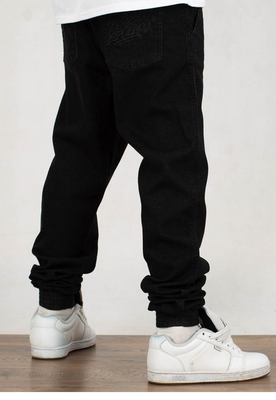 Spodnie El Polako Joggery Slim Z Gumą Republic czarny jeans
