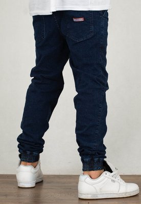 Spodnie Illegal Jogger Illegal Jeans ciemno niebieskie