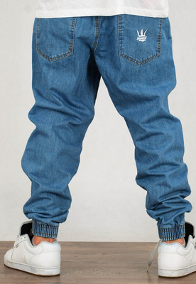 Spodnie Jigga Wear Crown blue jeans