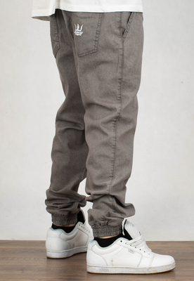 Spodnie Jigga Wear Jeans Crown Raw szare