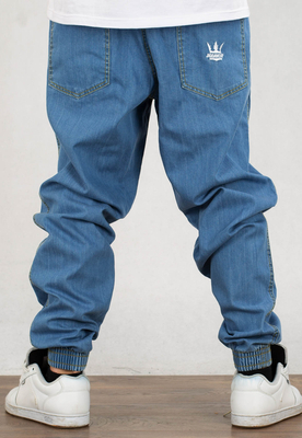 Spodnie Jigga Wear Jeans Crown light blue jeans
