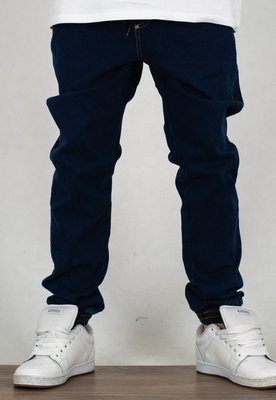 Spodnie Moro Sport Joggery Mini Paris Pocket dark jeans