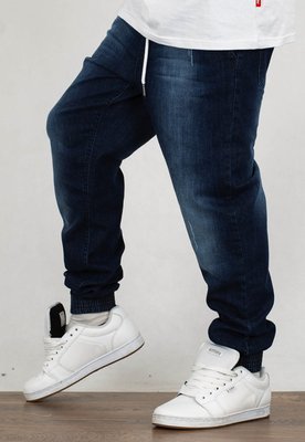 Spodnie SSG Jogger Slim Double Pocket Classic Jeans z Dziurami Premium dark