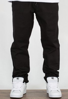 Spodnie SSG Straight Fit Stretch Guma czarne
