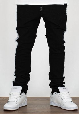 Spodnie Stoprocent Extra Slim Stripe black