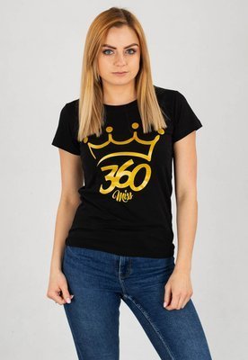T-Shirt 360CLTH 360 Miss czarny