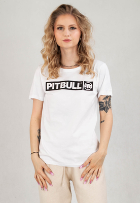 T-Shirt Pit Bull Slim Fit Hilltop biały
