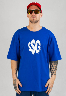 T-Shirt SSG Baggy Ball kobaltowy