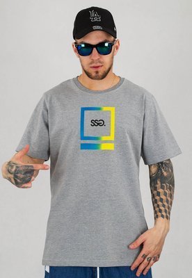 T-Shirt SSG Color Square szary
