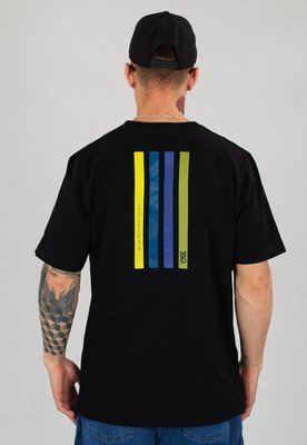 T-Shirt SSG Colored Stripes czarny