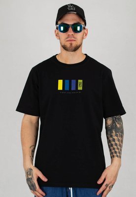 T-Shirt SSG Colored Stripes czarny