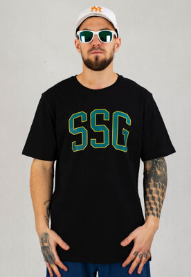 T-Shirt SSG New College czarny