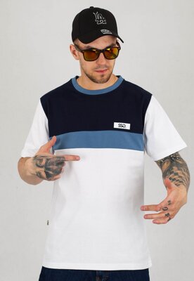 T-Shirt SSG Premium Cut Color biało granatowy