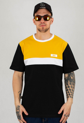 T-Shirt SSG Premium Cut Color czarno karmelowy