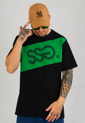 T-Shirt SSG Stripped Logo czarny