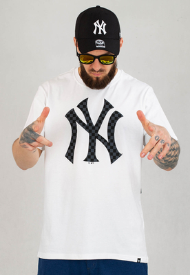 T-shirt 47 Brand MLB New York Yankees Imprint Echo 580798 biały