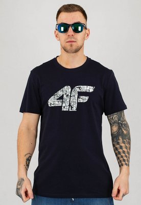 T-shirt 4F TSM012 granatowy