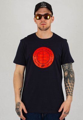 T-shirt 4F TSM027 granatowy