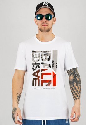 T-shirt 4F TSM031 biały