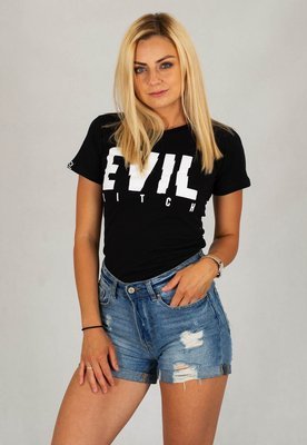 T-shirt ATR Wear Evil Bitch czarny