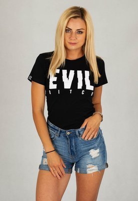 T-shirt ATR Wear Evil Bitch czarny