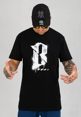 T-shirt B.O.R. Biuro Ochrony Rapu B Paint czarny