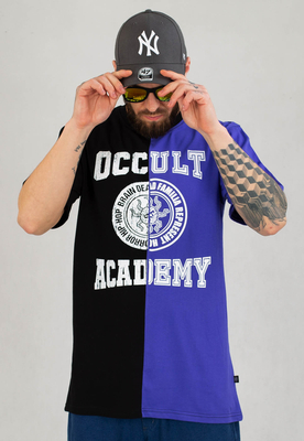 T-shirt Brain Dead Familia College czarno fioletowy