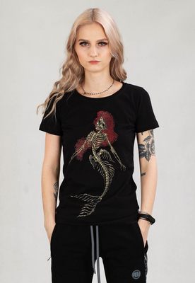T-shirt Brain Dead Familia Mermaid czarny