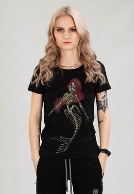T-shirt Brain Dead Familia Mermaid czarny