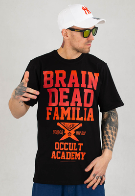 T-shirt Brain Dead Familia Occult Academy Fire czarny