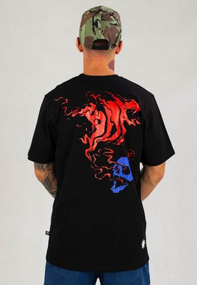 T-shirt Brain Dead Familia Smoke czarny