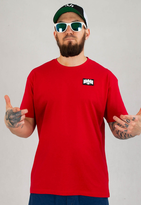 T-shirt Chada ML78 czerwony