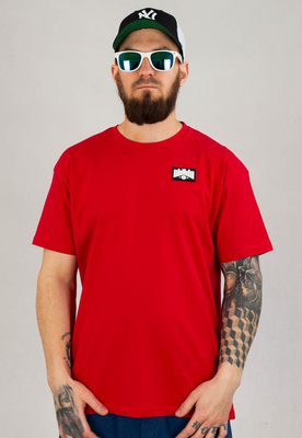 T-shirt Chada ML78 czerwony