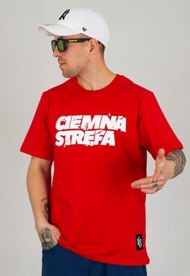 T-shirt Ciemna Strefa Broken czerwony