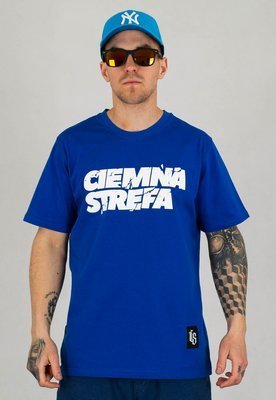 T-shirt Ciemna Strefa Broken niebieski