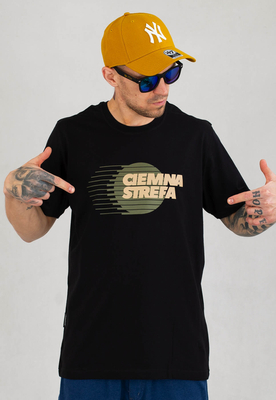 T-shirt Ciemna Strefa Glob czarny