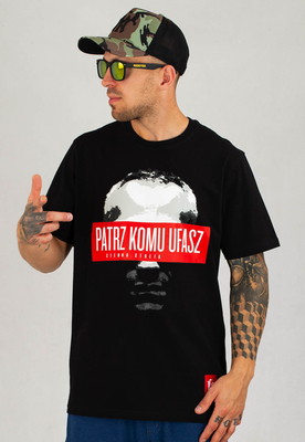 T-shirt Ciemna Strefa Patrz Komu Ufasz czarny