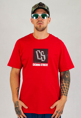 T-shirt Ciemna Strefa Spray czerwony