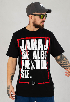 T-shirt Demonologia Jaraj Się czarny