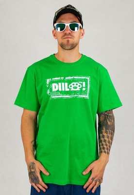 T-shirt Diil Damage zielony