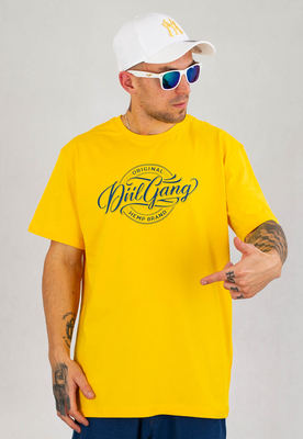 T-shirt Diil Gang żółty