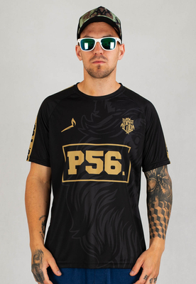 T-shirt Dudek P56 Lion Football czarny