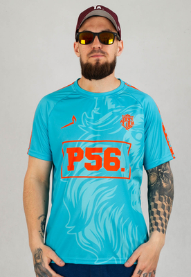 T-shirt Dudek P56 Lion Football turkusowy