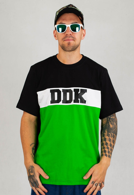 T-shirt Dudek P56 Tricolor czarno zielony