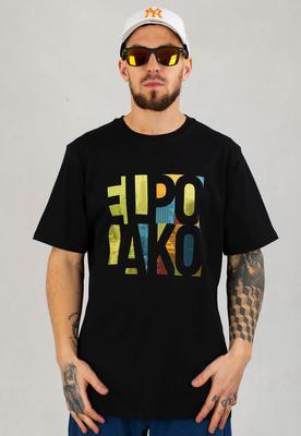 T-shirt El Polako City czarny