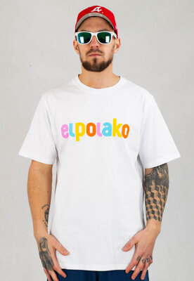 T-shirt El Polako Colors biały