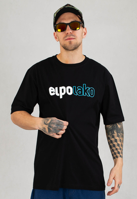 T-shirt El Polako Full Out czarny