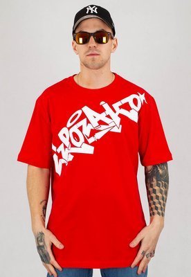T-shirt El Polako Graffiti czerwony + Płyta Gratis